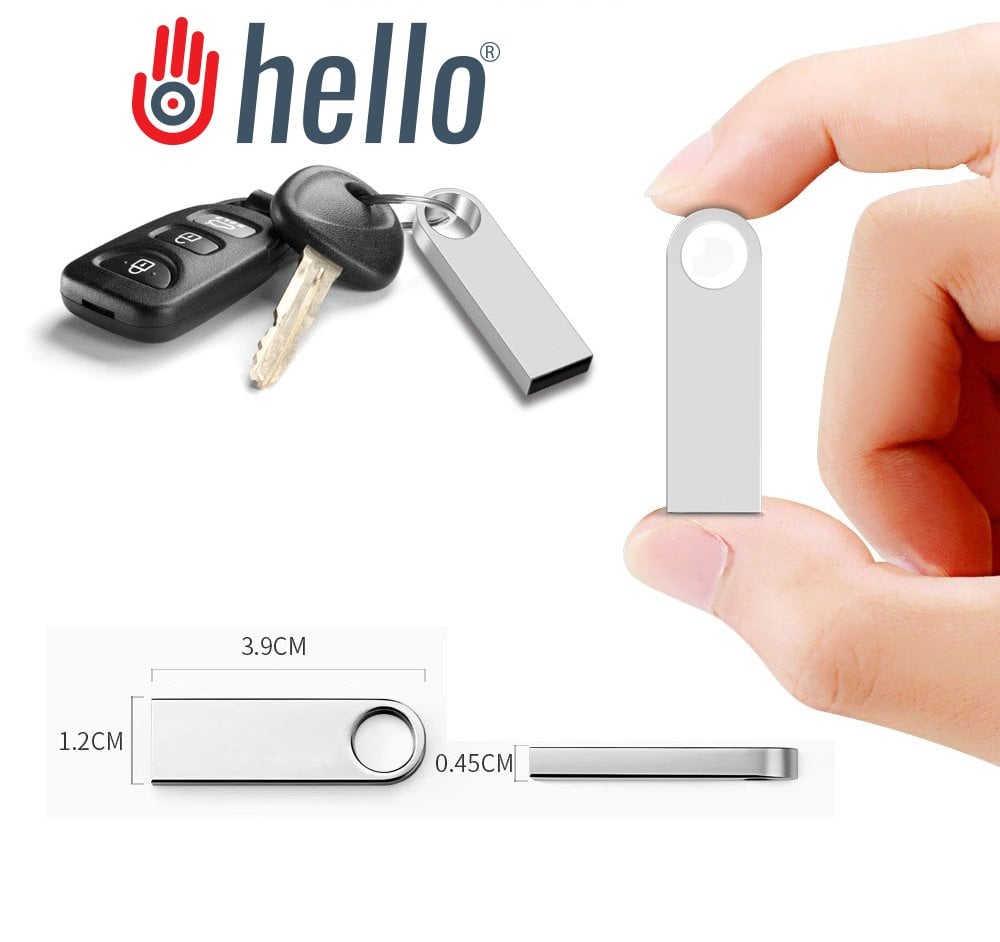 Metal tasarım Hello 4 GB Usb Flash Bellek