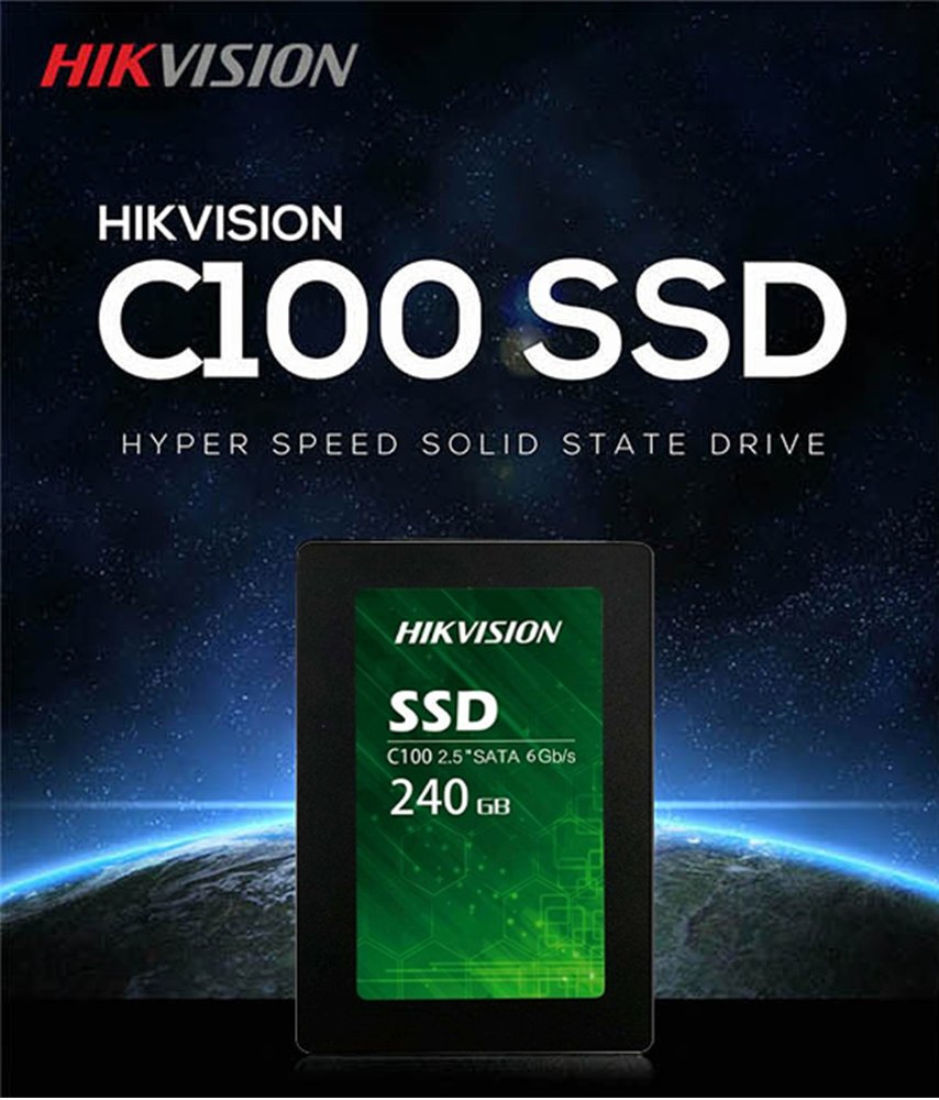 Hikvision HS-SSD-C100/240G 240 GB 2.5 inc Sata 3.0 SSD Harddisk