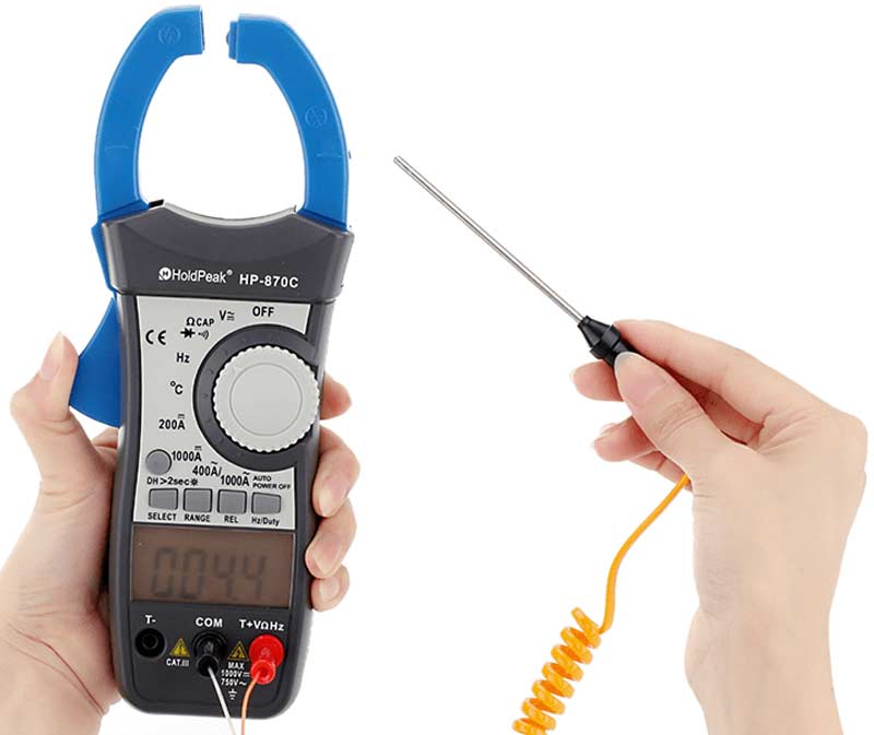 Holdpeak HP-870C AC-DC Digital Pensampermetre