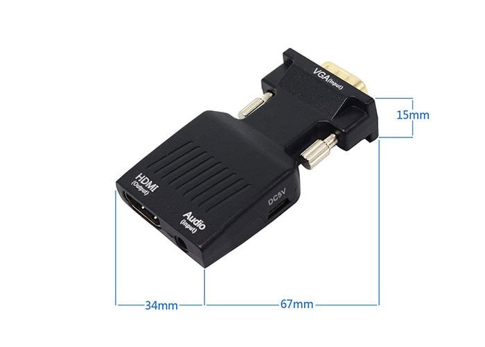 Hytech HY-VGH30 Vga to Hdmi çevirici