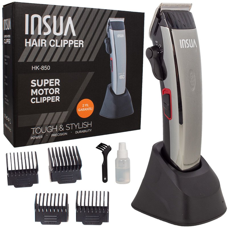 Insua HK-850 Şarjlı Saç Kesme Traş Makinesi