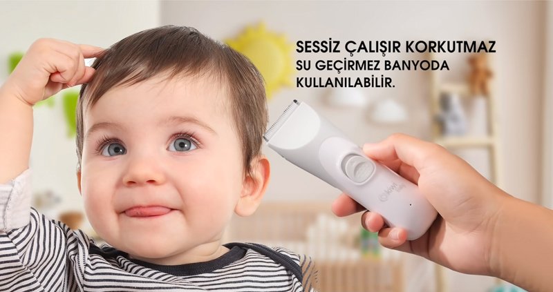 Kiwi Baby KBABY-33 Şarjlı Bebek Traş Makinesi