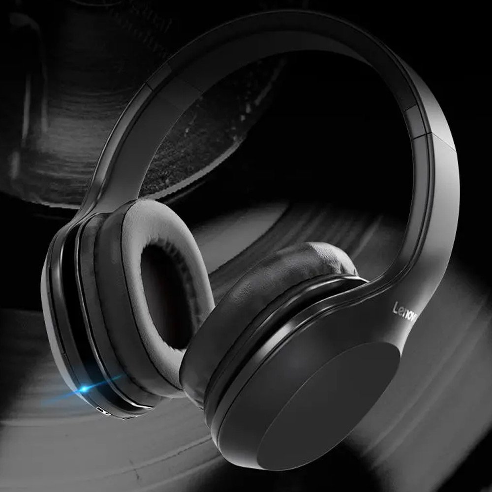 Lenovo HD100 Kablosuz Kafa Üstü Bluetooth Kulaklı