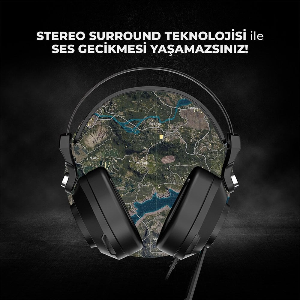 Lenovo Lecoo HT405 Kulak Üstü RGB Led Aydınlatma Kablolu Gaming Oyuncu Kulaklık