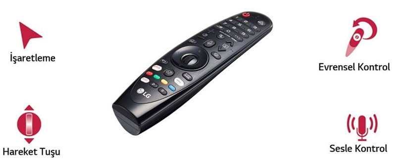 LG AN-MR19BA Amazon Prime-Netflix Tuşlu Magic Lcd-Led Tv Kumanda