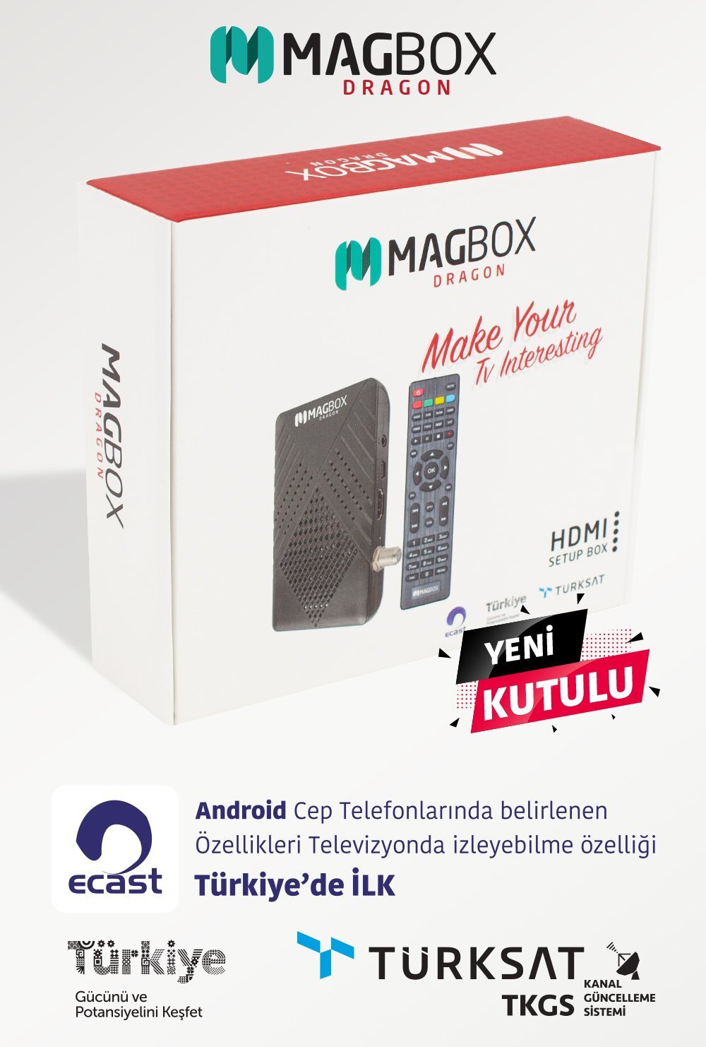 Magbox Dragon Full HD Uydu Alıcısı