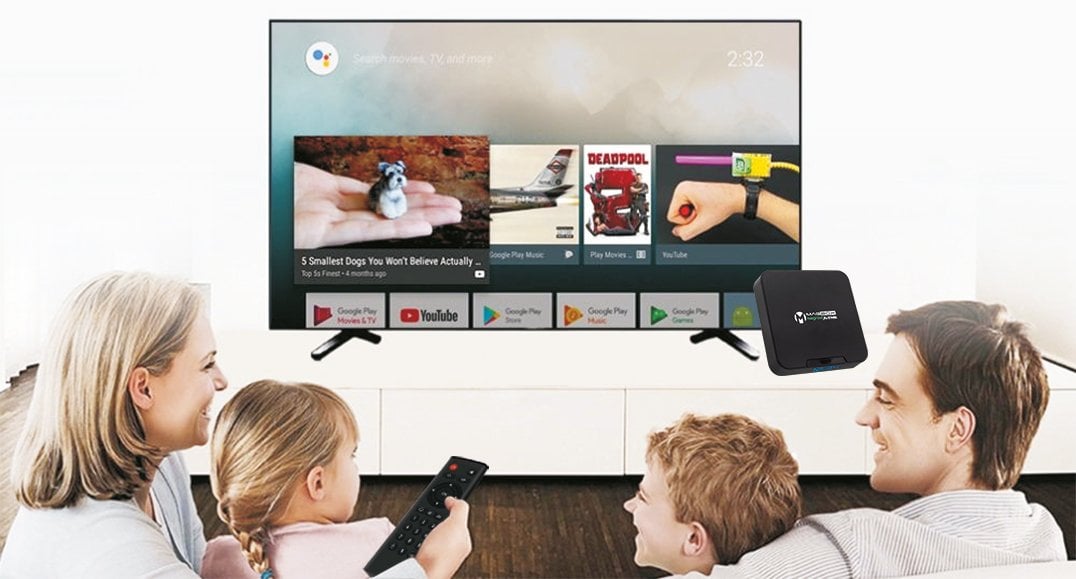 Magbox Magroid XS97Max 4GB Ram 32GB HDD 4K Ip Tv Box (Android 9.1)