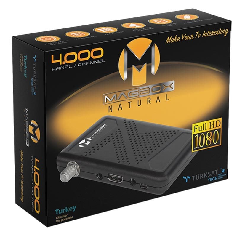Magbox natural uydu alıcısı
