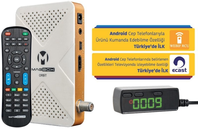 Magbox Orbit Mini Full HD TKGS'li Uydu Alıcısı