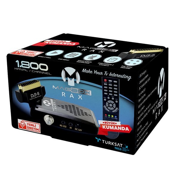 Magbox Rax Mini Scart Uydu alıcısı