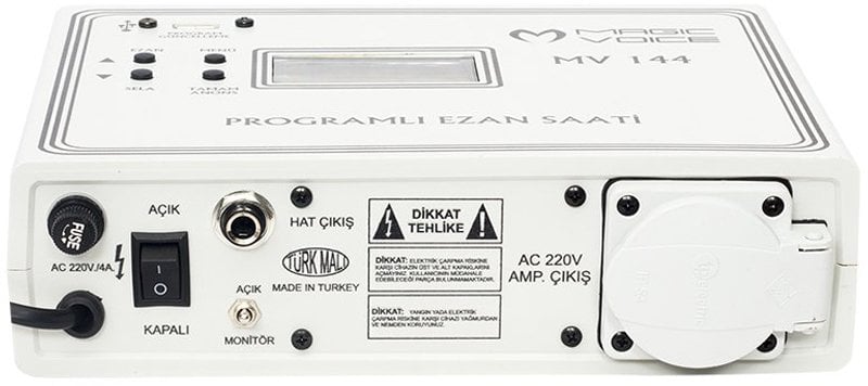 Magicvoice MV-144 Duvar Tipi Programlı Ezan-Sela Saati