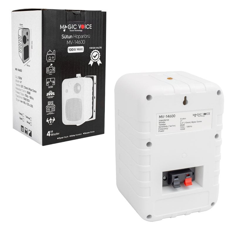 Magicvoice MV-14600 100 Watt 8 Ohm Trafosuz Sütun Hoparlör