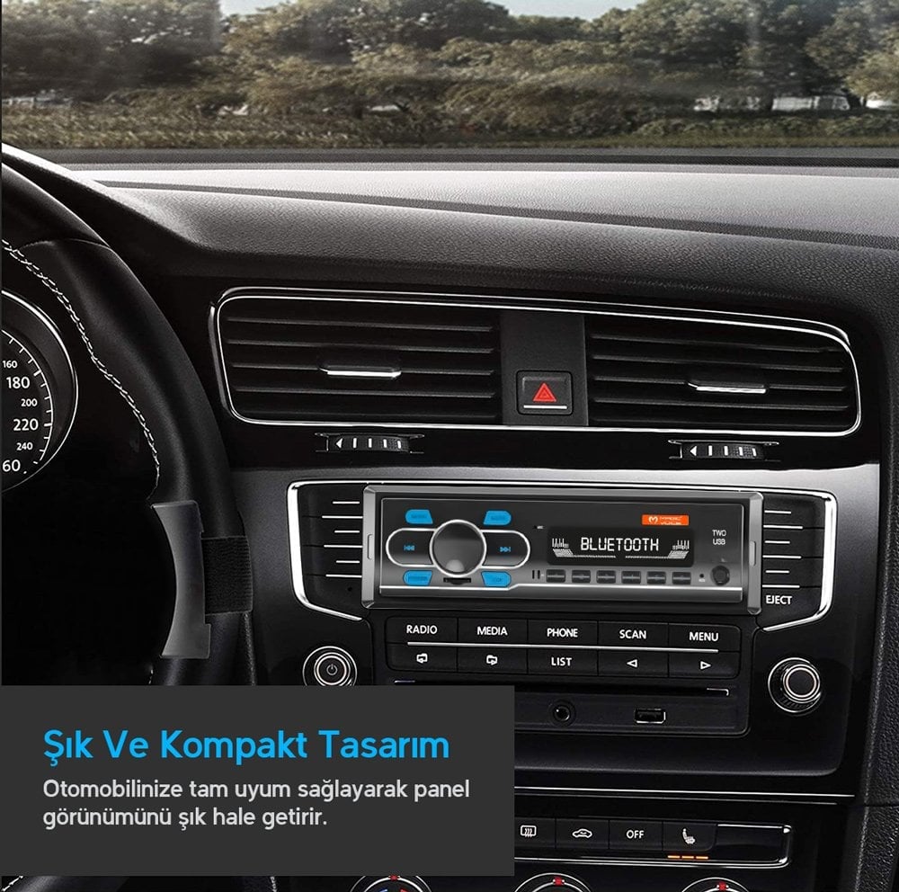 Magicvoice MV-5414 USB/SD/FM/AUX/BLUETOOTH Mekaniksiz Oto Teyp