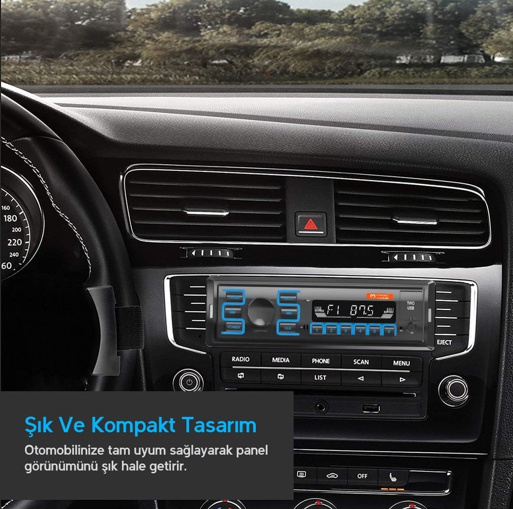 Magicvoice MV-5417 USB/SD/FM/AUX Mekaniksiz Oto Teyp