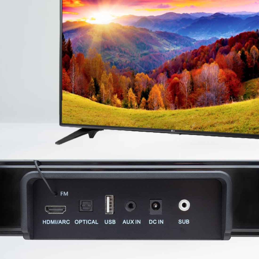 Magicvoice MV-8806 2.1 CH BT/HDMI/AUX/USB Kumandalı Anfili Sound Bar