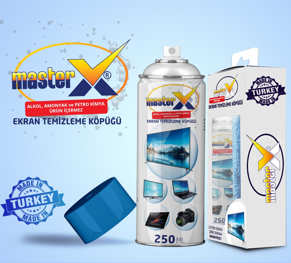 MasterX Ekran Temizleme Köpüğü