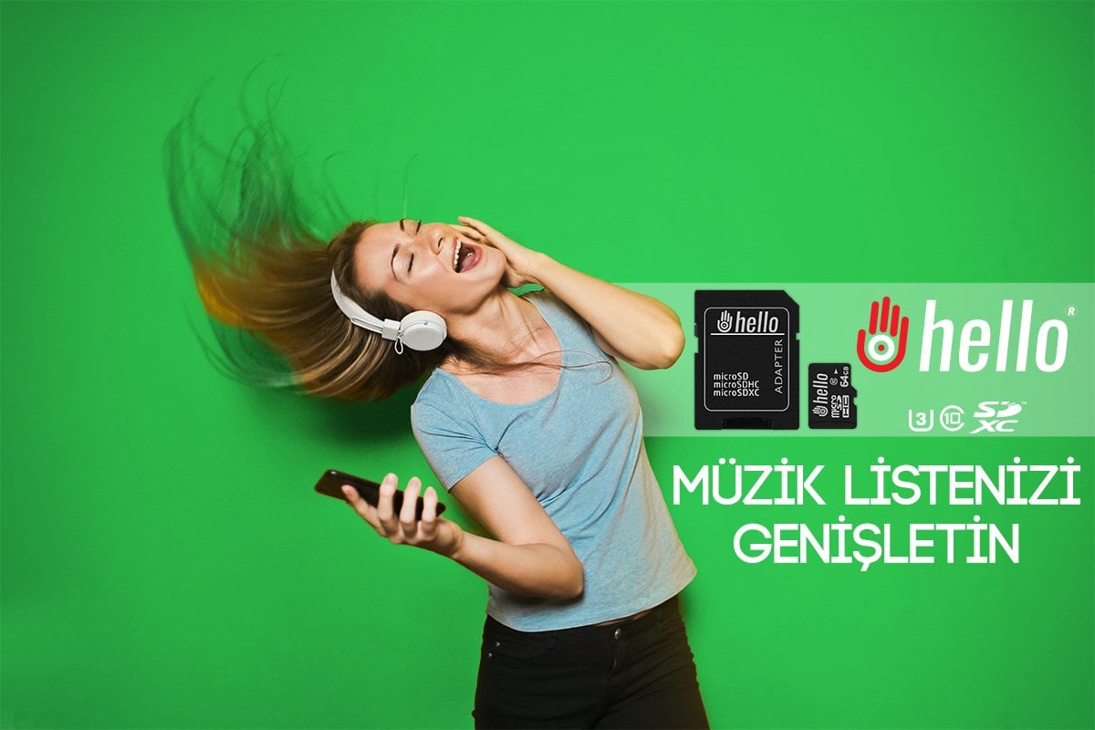 Hello 8 Gb U3 Micro SD Hafıza Kartı Class 10