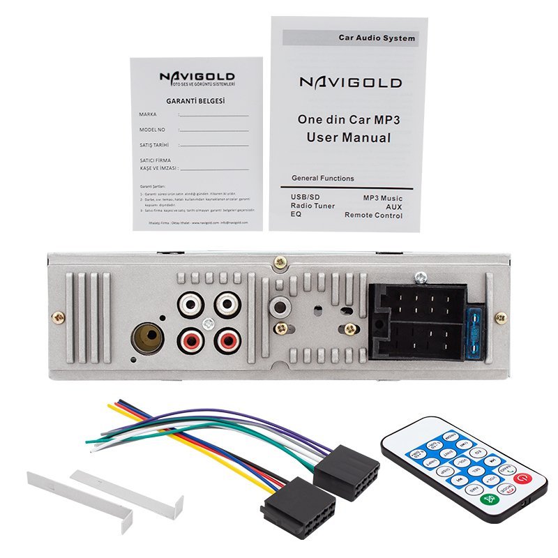 Navigold DS-252 USB-SD-FM-Bluetooth Mekaniksiz Oto Teyp