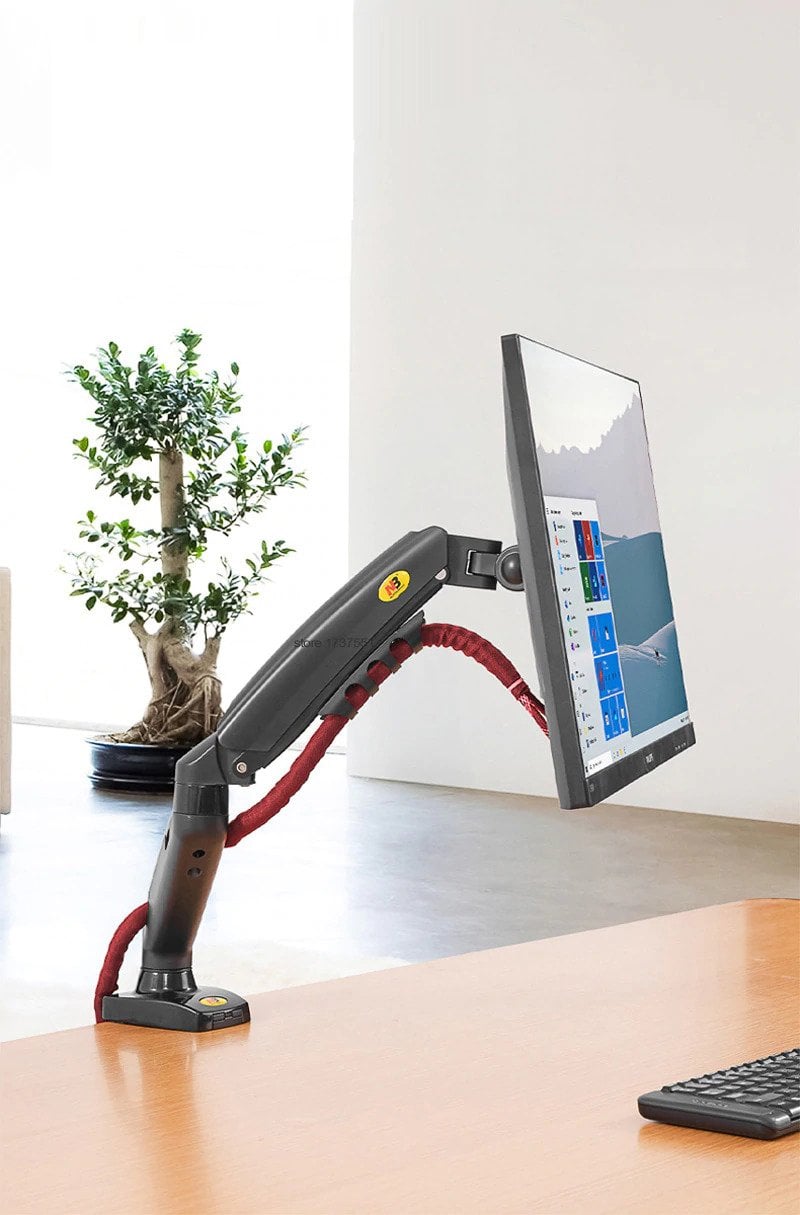 North Bayou 17-30'' Tek Kol Amortisörlü Stand Lcd-Led Monitör Tutucu Askı Aparatı F80