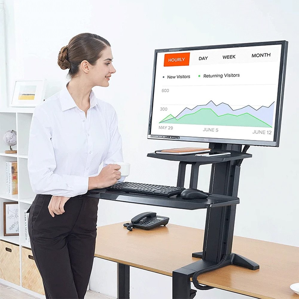 North Bayou L80 17-32 Profesyonel Amortisörlü Stand Tek Kol Lcd - Led Monitör Tutucu Askı Aparatı