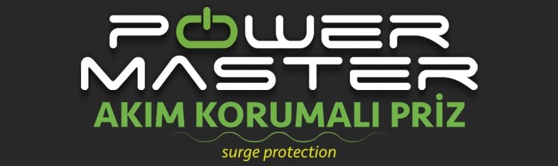 Powermaster Topraklı Slim Fiş