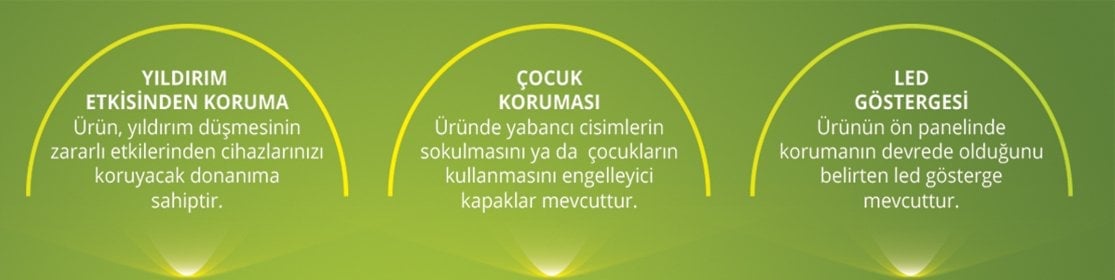 Powermaster Akım Korumalı Priz özellikler