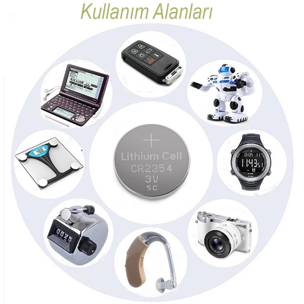 Powermaster CR2354 3V Tekli Lityum Düğme Para Pil
