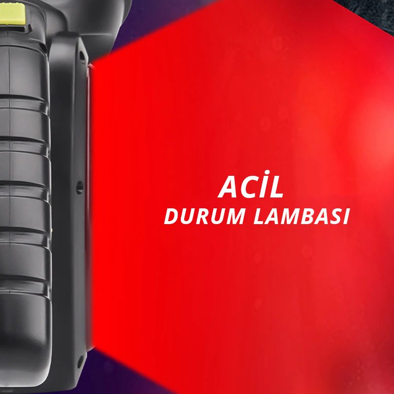 Powermaster HC-268-T6 Şarj Edilebilir Powerbank Işıldak