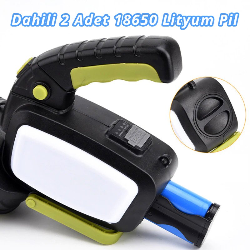 Powermaster HC-268-T6 Şarj Edilebilir Powerbank Işıldak