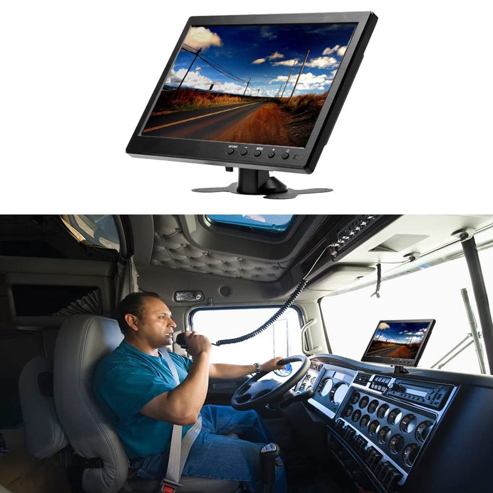 Powermaster HDMI-VGA-BNC-USB Girişli 12 Volt Çıkışlı 10.1 Monitör PM-6092