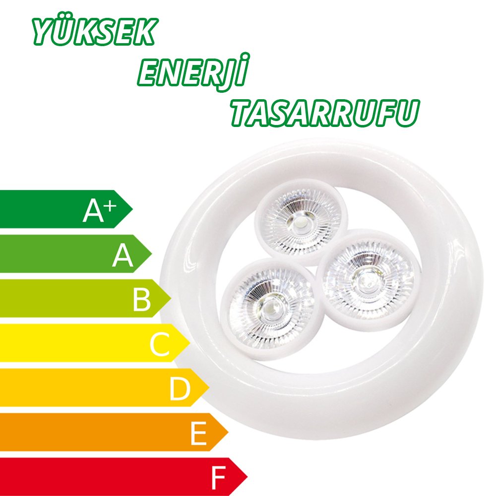 Powermaster KK-901 3'lü Led Lamba