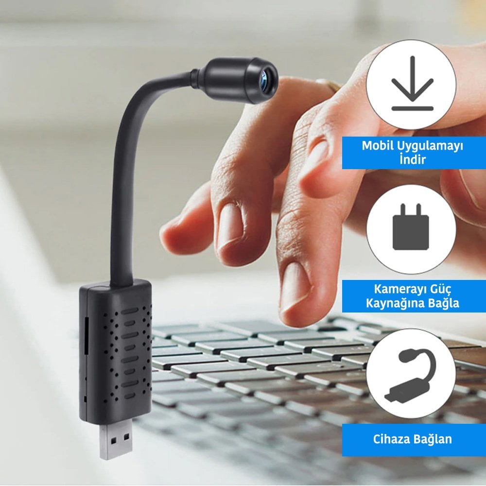Powermaster Mini Wifi USB IP Kamera (Hareket Algılama)