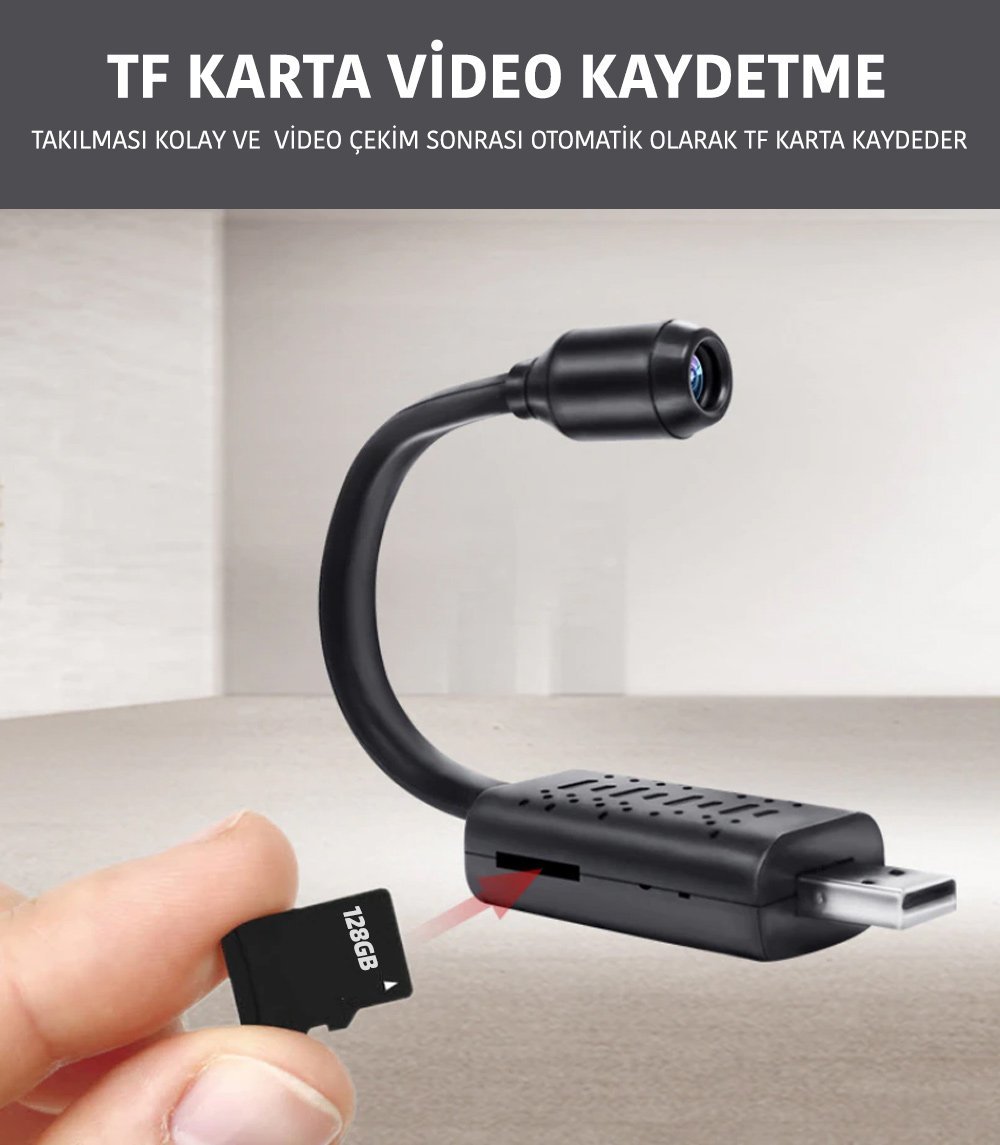 Powermaster Mini Wifi USB IP Kamera (Hareket Algılama)