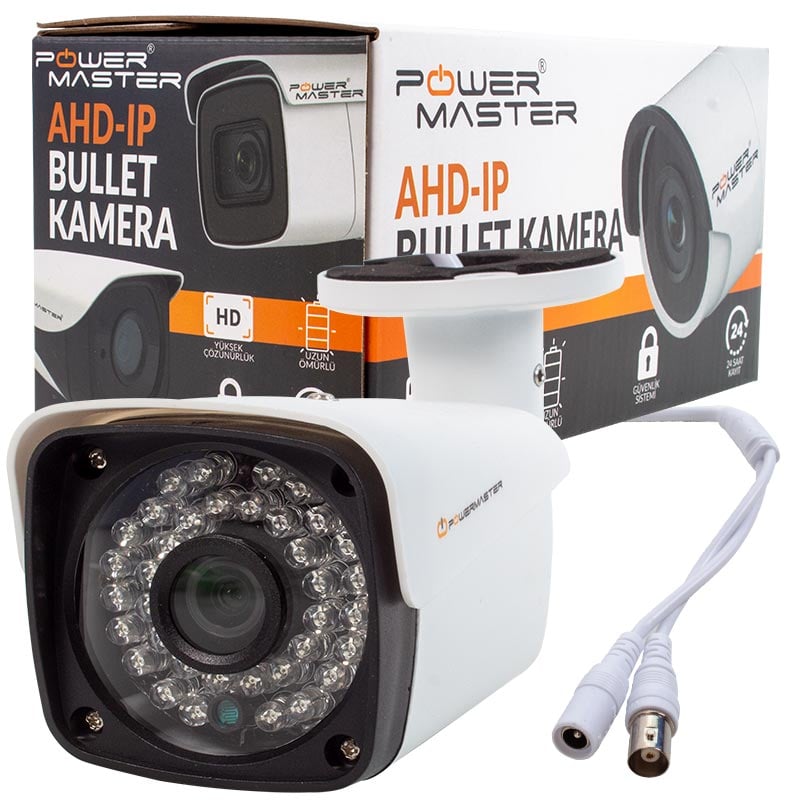 Powermaster PM-19409 2 MP 36 IR Led 3.6 Mm Ahd Metal Kasa Bullet Kamera