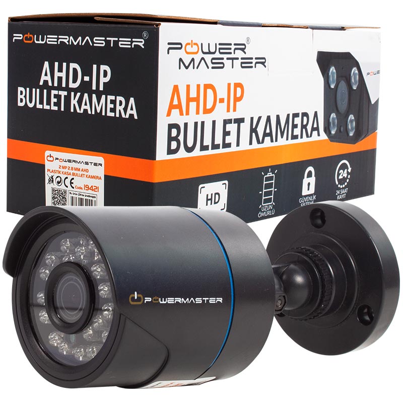Powermaster PM-19421 2 MP 2.8 Mm 24 Led Ahd Plastik Kasa Bullet Kamera