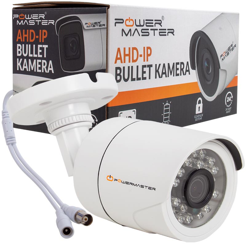 Powermaster PM-19423 2 MP 2.8 Mm 24 Ledli AHD Plastik Kasa Bullet Kamera