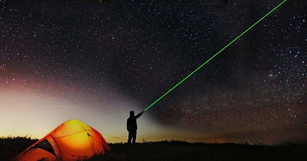 Powermaster PM-2552 Pilli Tek Başlıklı Güçlü Yeşil Lazer Pointer