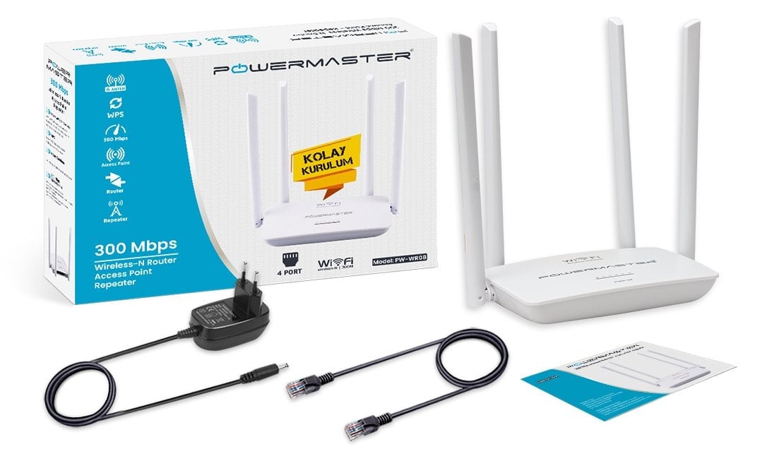 Powermaster PWR-08 Kutu İçeriği