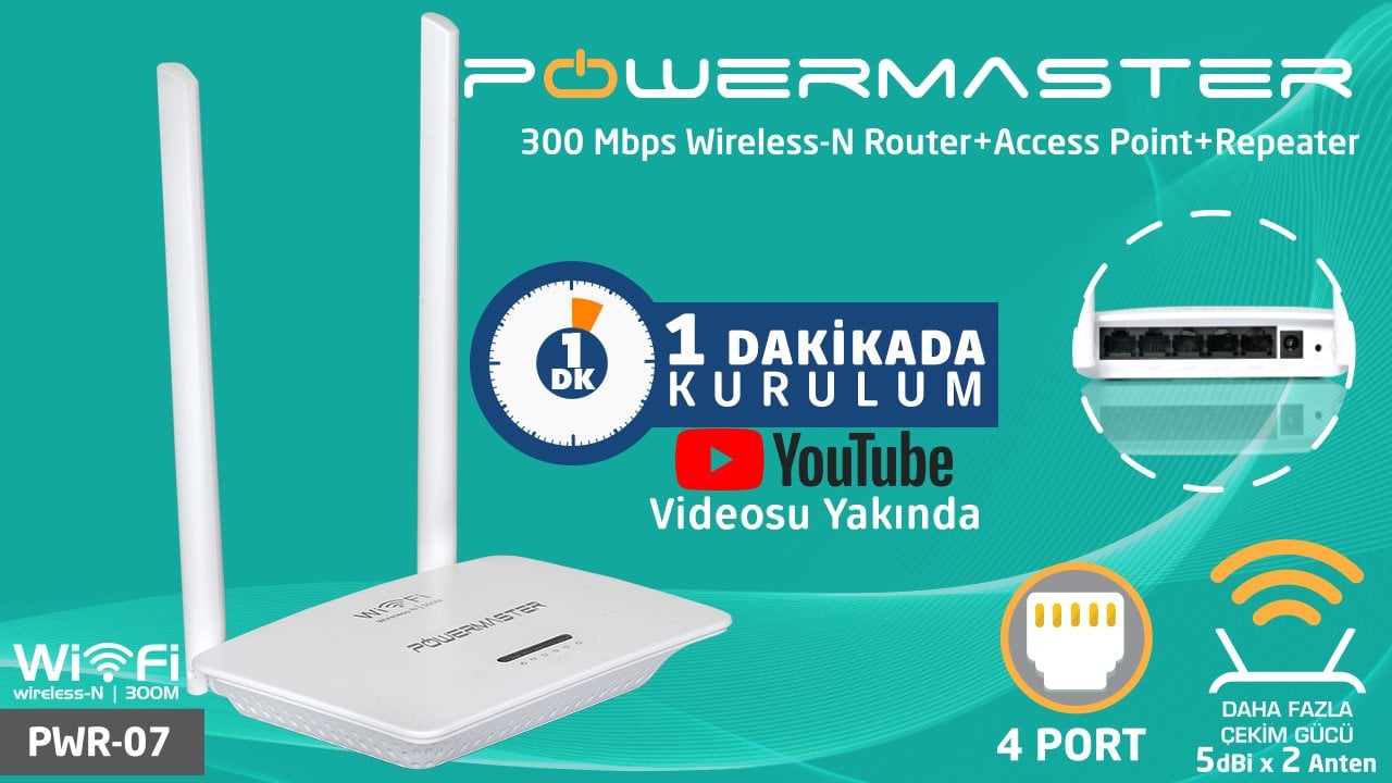 Powermaster PWR-07 Kurulum Videosu