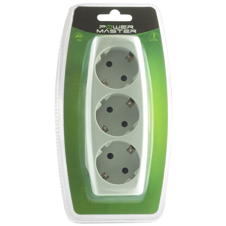 Powermaster 16A Topraklı Üçlü Golyat Fiş Priz Kutu