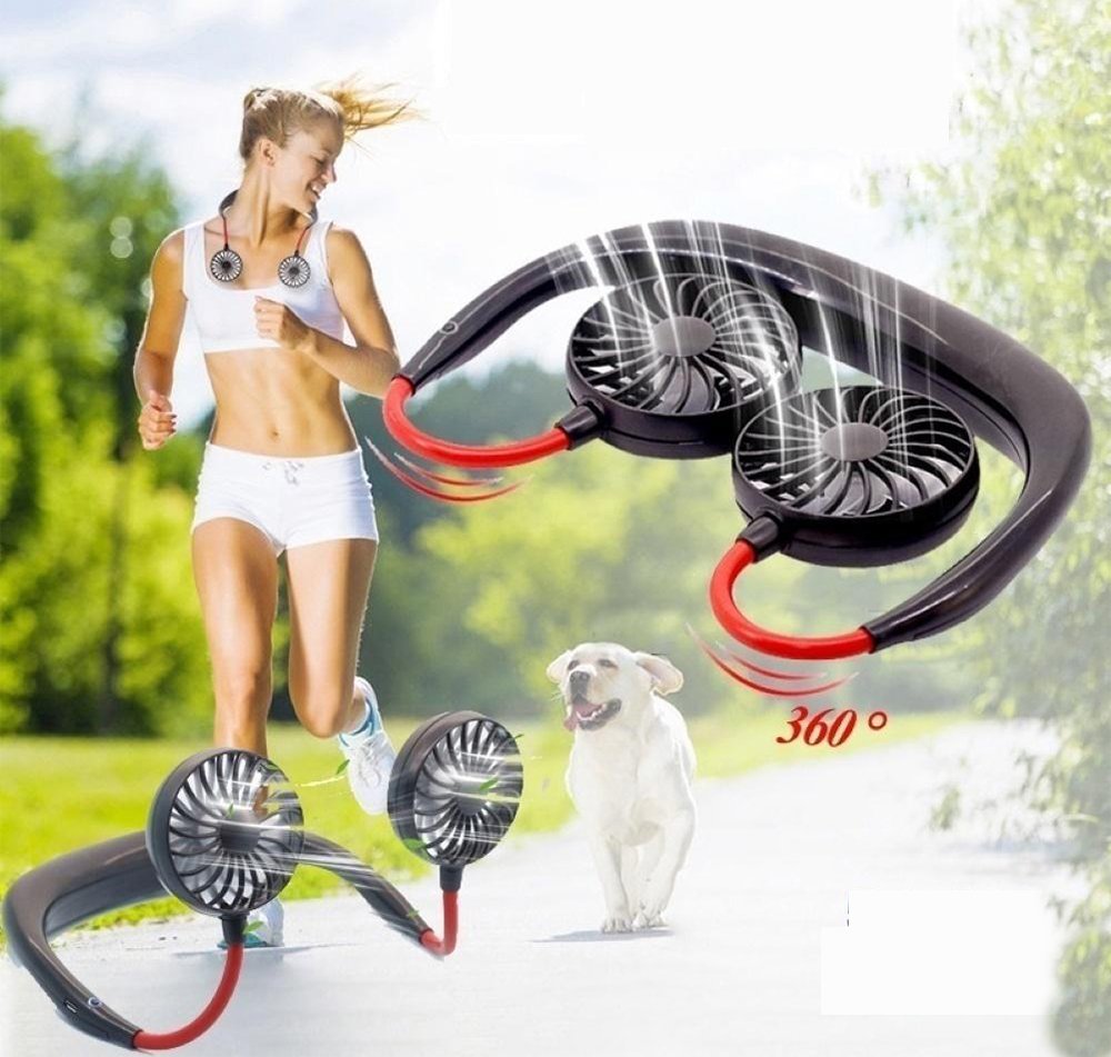 Powermaster Usb'li Boyun Askılı Taşınabilir Fan Vantilatör