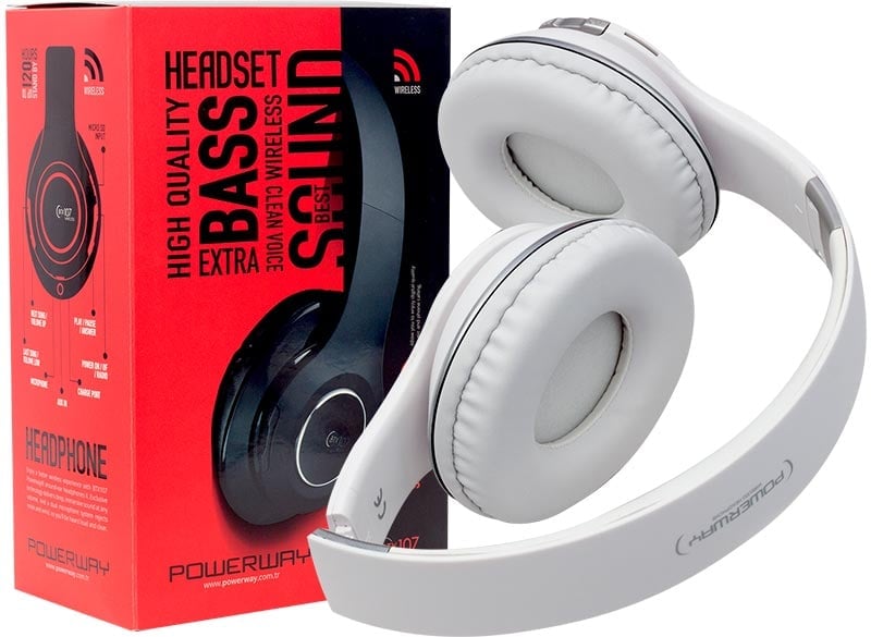 Powerway BTX-107 Kulaküstü Kablosuz Kulaklık