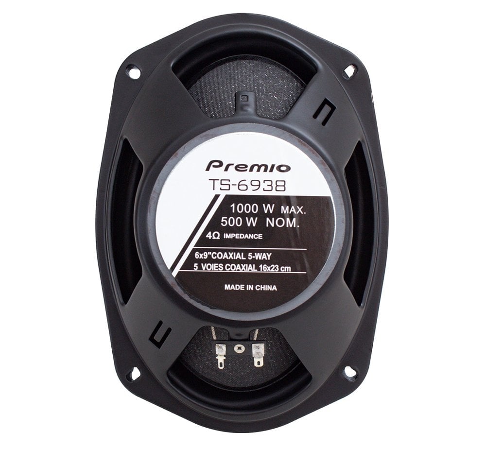 Premio TS-6938 5'' 6X9 Oval Oto Hoparlör 1000W-1800W 2'li Takım