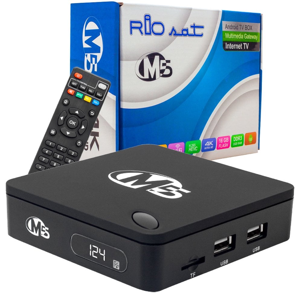 Riosat M5 2 Gb Ram 16 Gb Flash 64 Bit Quad-Core S905X 4K Android Tv Box