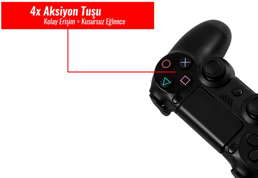 Snopy Rampage SG-RPS4 Bluetooth Çift Titreşimli Kablosuz Ps4 Joypad Oyuncu Kolu