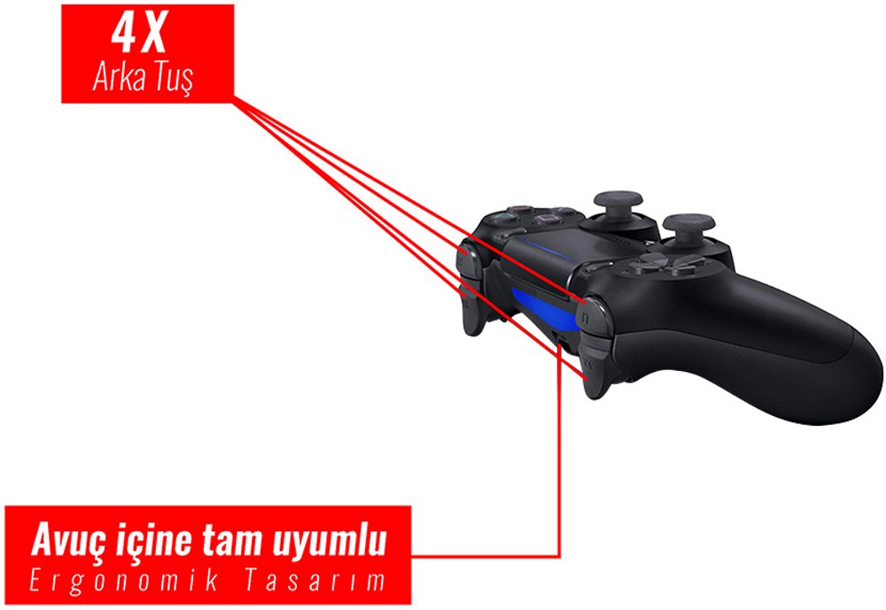 Snopy Rampage SG-RPS4 Bluetooth Çift Titreşimli Kablosuz Ps4 Joypad Oyuncu Kolu
