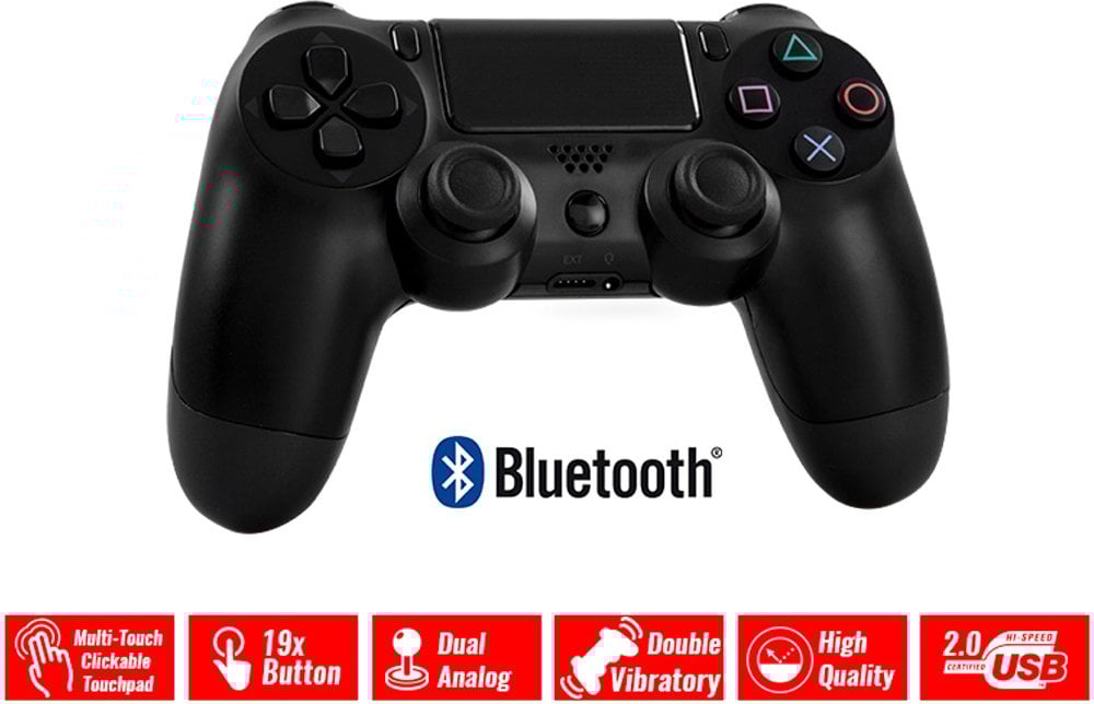 Snopy Rampage SG-RPS4 Bluetooth Çift Titreşimli Kablosuz Ps4 Joypad Oyuncu Kolu