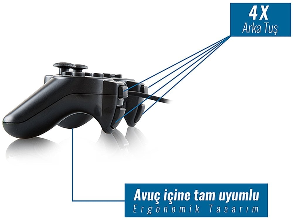 Snopy SG-606 Usb Ps2/Ps3/Pc Joypad Oyun Kolu