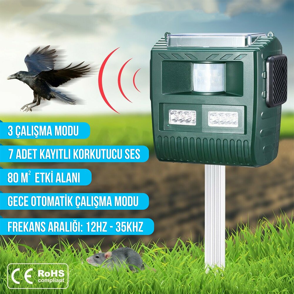 Powermaster Solar Yaban Domuzu Ve Hayvan Kovucu