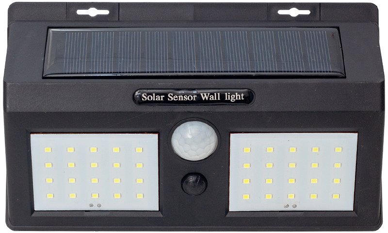 Powermaster PM-14616 Sensörlü Çiftli 40 Led'li Solar Ledli Duvar Tipi Aplik Beyaz